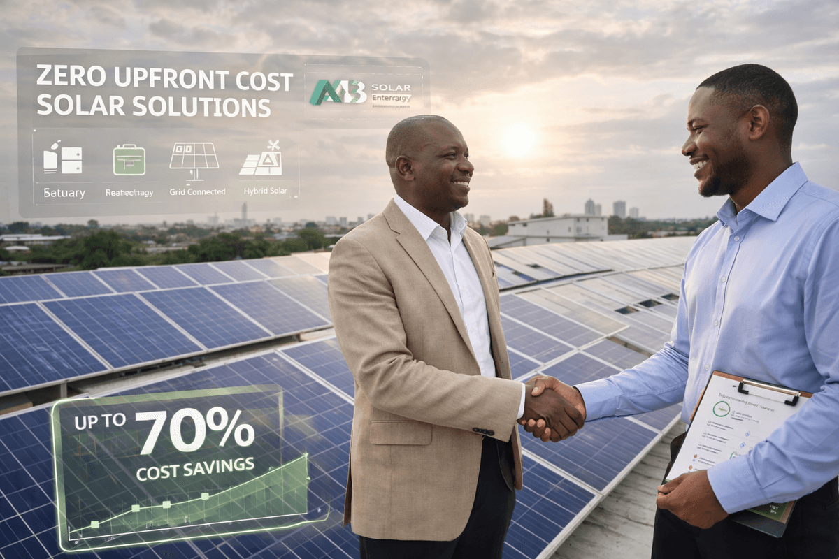 Commercial solar installation